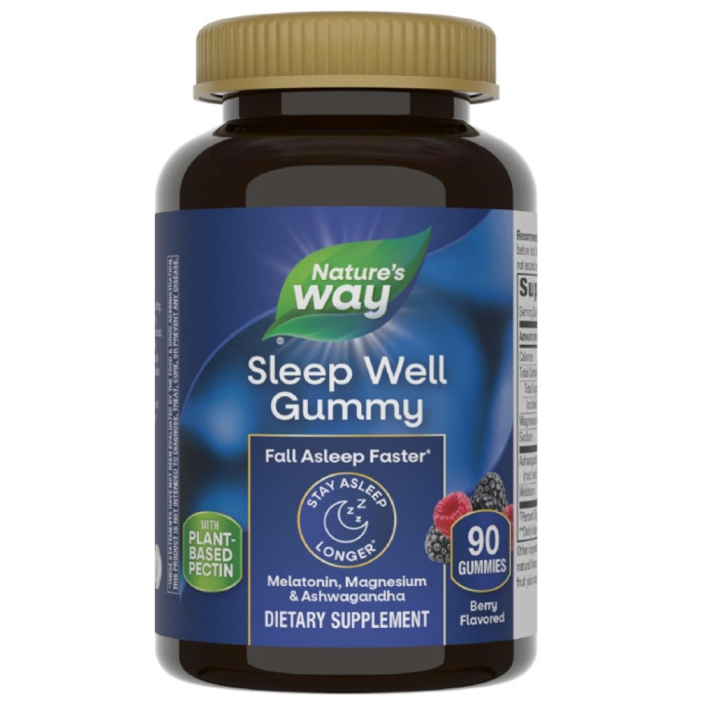 Natures  Way Sleep Well 3 IN 1 Support Gummies 60's