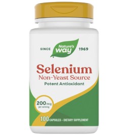 Natures Way Selenium Yeast Free 200mcg Capsules 100's