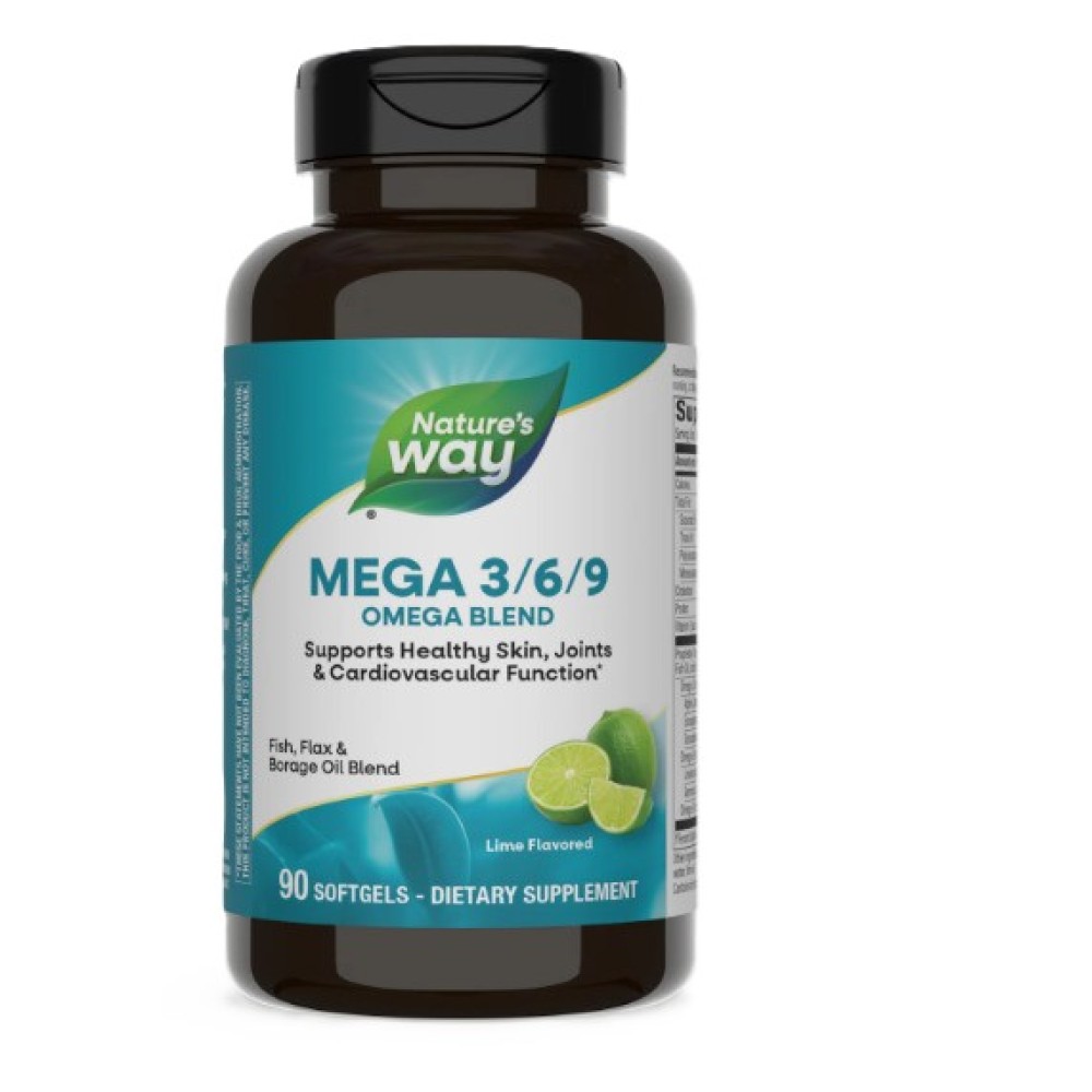 Natuers Way Mega 3/6/9 Omega Blend Softgel 180's