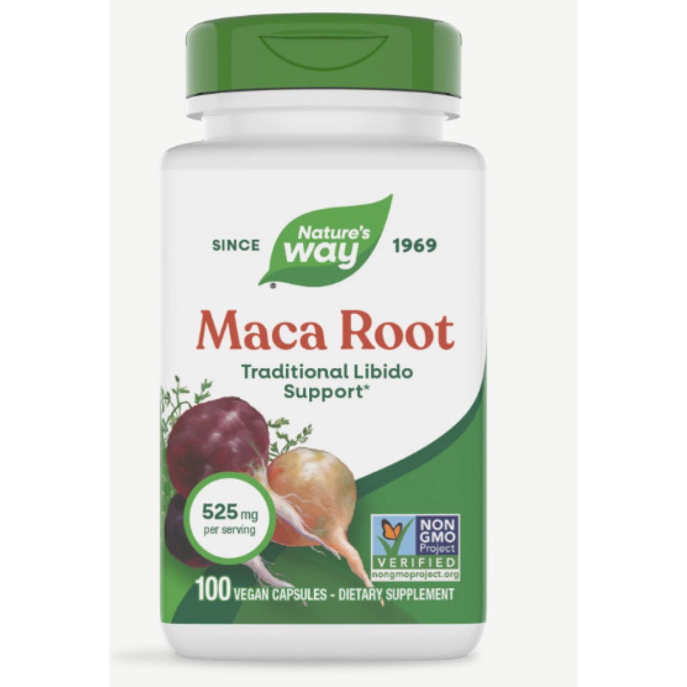 Natures Way Maca Root 525mg Capsules 100's