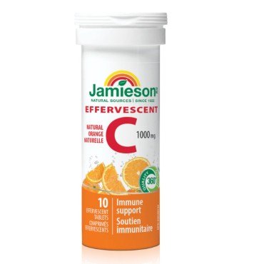 Jamieson Effervescent C 1000MG Tablets 10`S