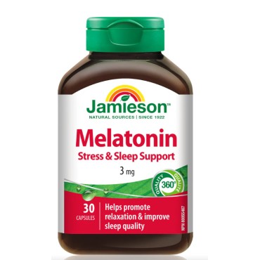 Jamieson Melatonin 3MG Capsules 30`S