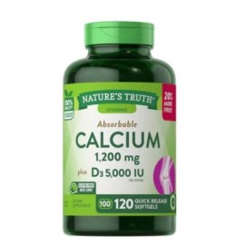Nature's Truth Calcium 1200mg w/D35000IU softgels 120s