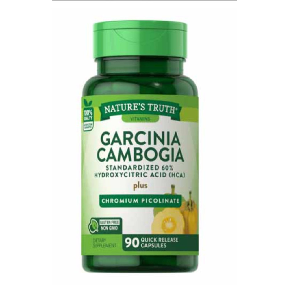 Nature’s Truth Garcinia Cambogia plus Chromium picolinate QR caps 90s