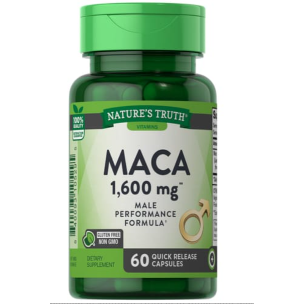 Nature’s Truth Maca 1600mg QR caps 60s