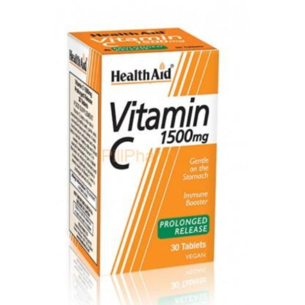 Health Aid Vitamin C 1500mg PR 30's