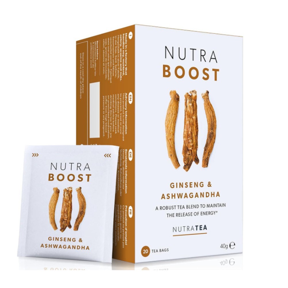 NutraTea Nutra Boost Tea - Ginseng & Ashwagandha - 20's