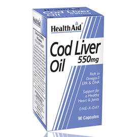Health Aid Cod Liver Oil 550mg Capsules 180's
