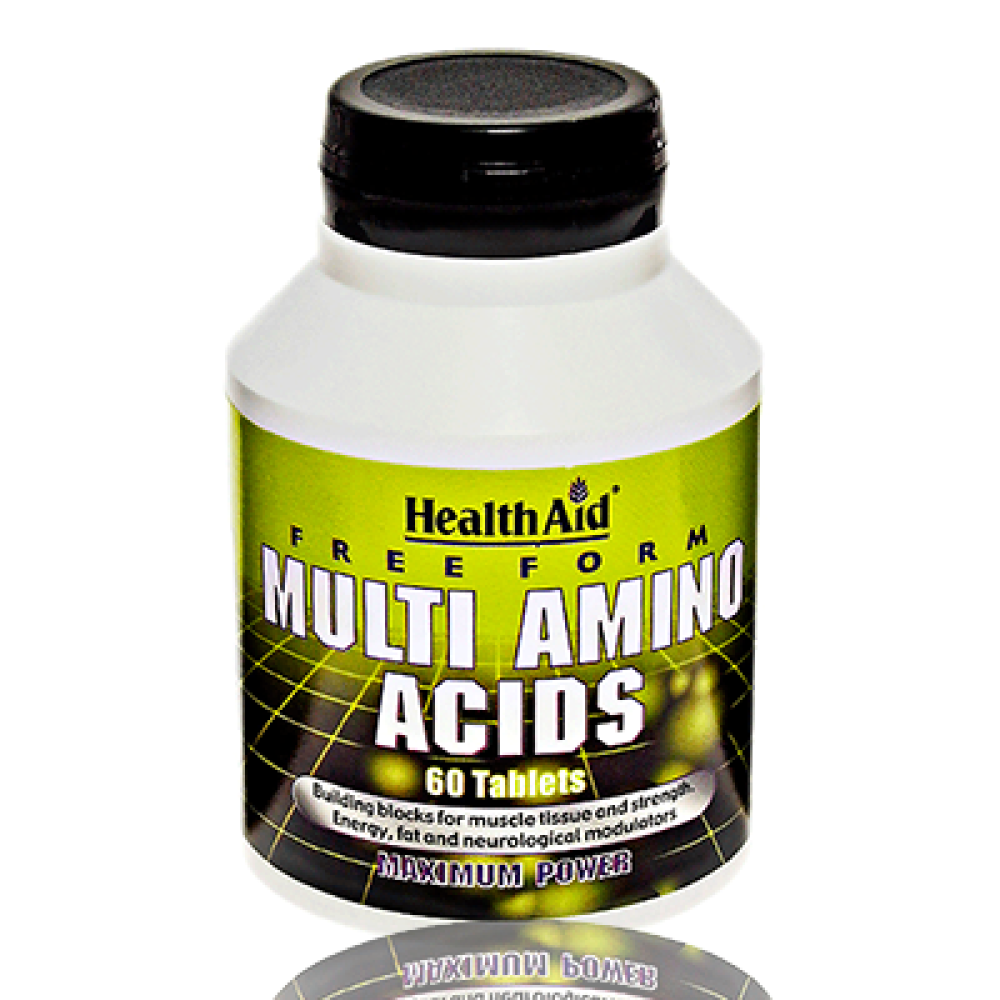 Health Aid Free Form Multi Amino Acids Tabs 60's