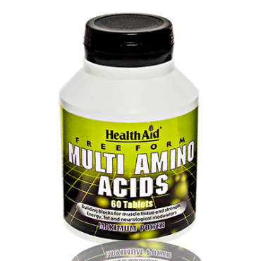 Health Aid Free Form Multi Amino Acids Tabs 60's