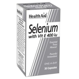 Health Aid Selenium 100mcg With Vitamin E 400iu 30 Capsules
