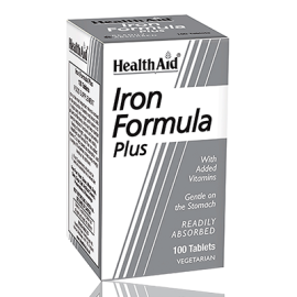 Health Aid Iron Formula Plus 100 Tablets