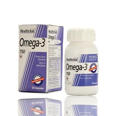 Health Aid Omega 3 750mg Capsules 60's