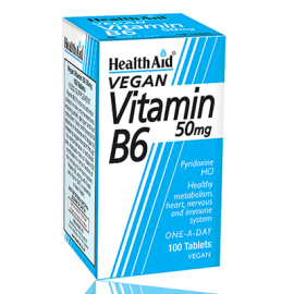 Health Aid Vitamin B6 50mg 100 Tablets