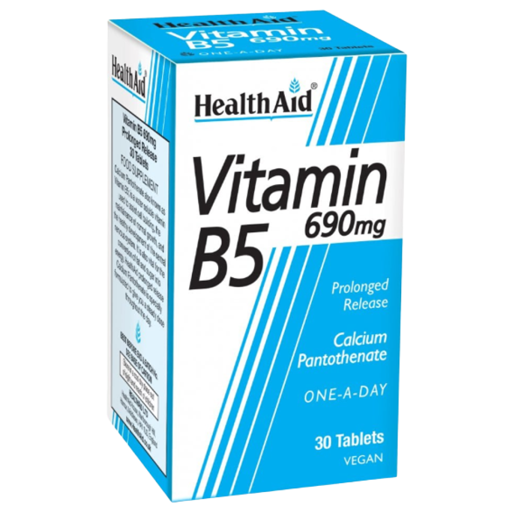 Health Aid Vitamin B5 690mg  Tabs 30's