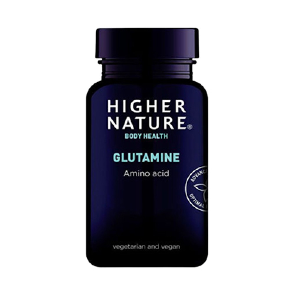 Higher Nature Glutamine 500mg  90 Caps
