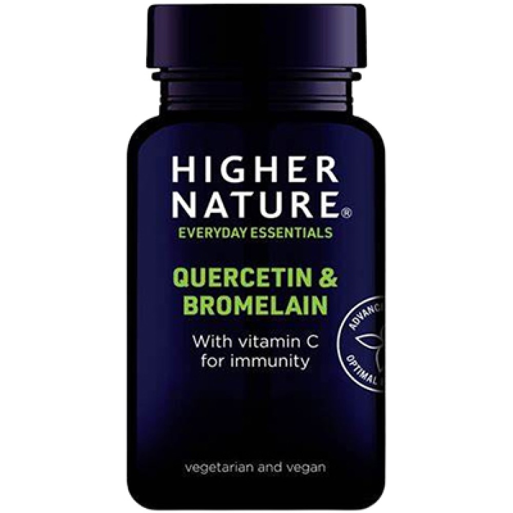 Higher Nature Quercetin & Bromelain + Vit C Tabs 60's