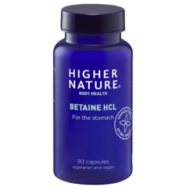 Higher Nature Betaine HCL 300mg 90's
