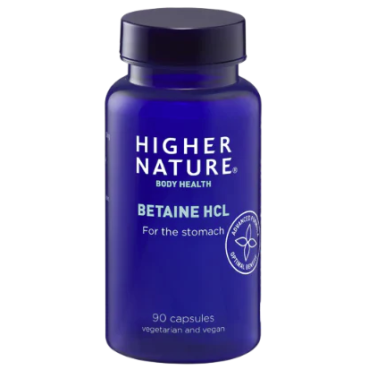 Higher Nature Betaine HCL 300mg 90's