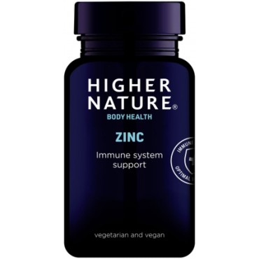 Higher Nature Zinc 20mg + Copper Tabs 90's