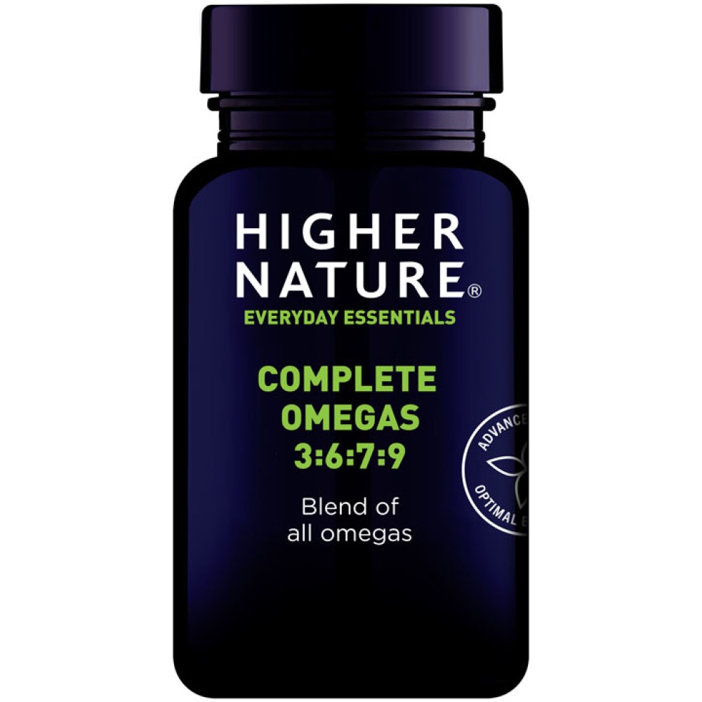 Higher Nature Complete Omegas 3679 Caps 90's