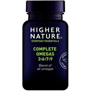 Higher Nature Complete Omegas 3679 Caps 90's