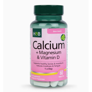 Holland & Barrett Calcium + Magnesium & Vitamin D 60 Tablets