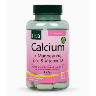 Holland & Barrett Calcium Magnesium Vitamin D & Zinc 120 Tablets