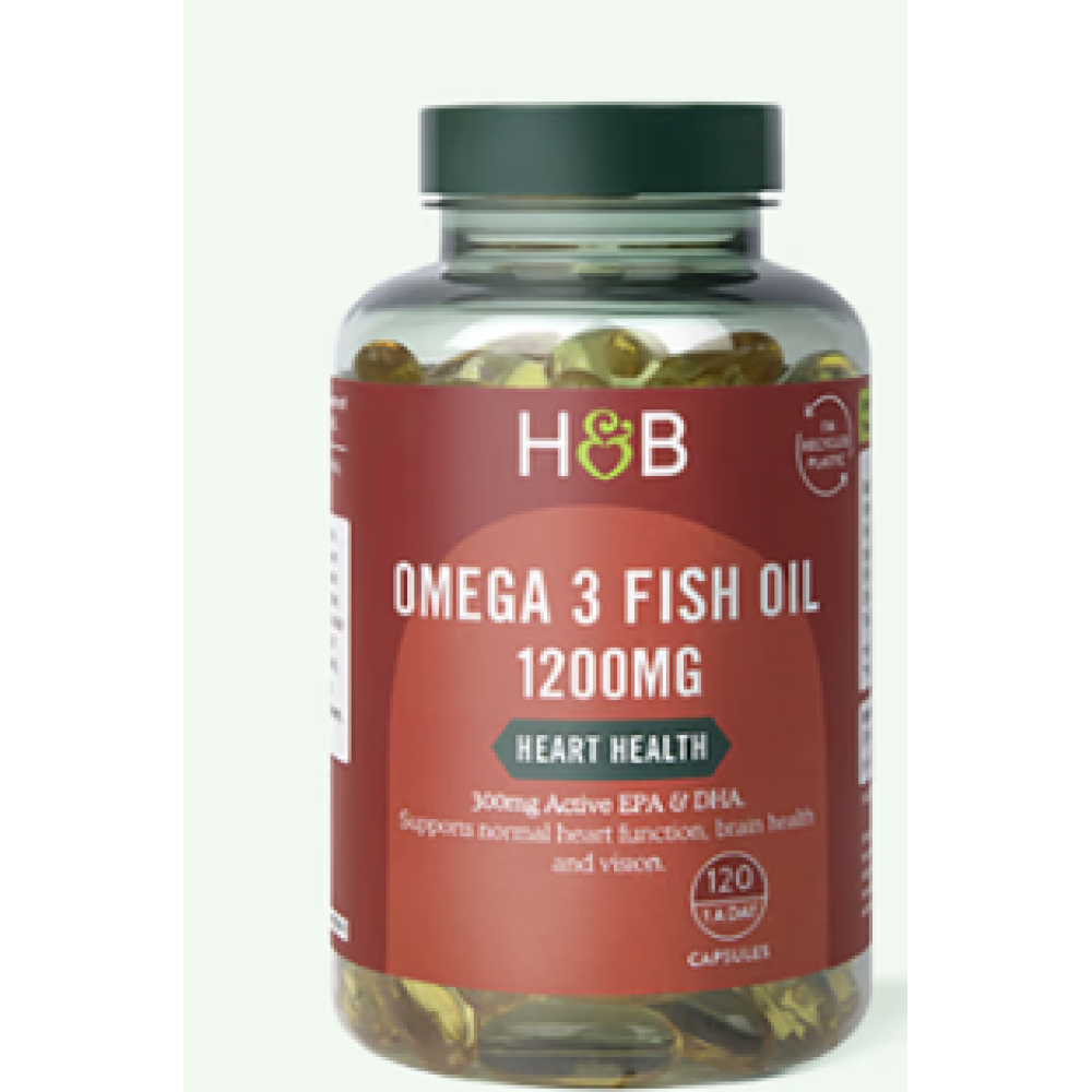 Holland & Barrett Omega 3 Fish Oil 1000mg Capsules 60s