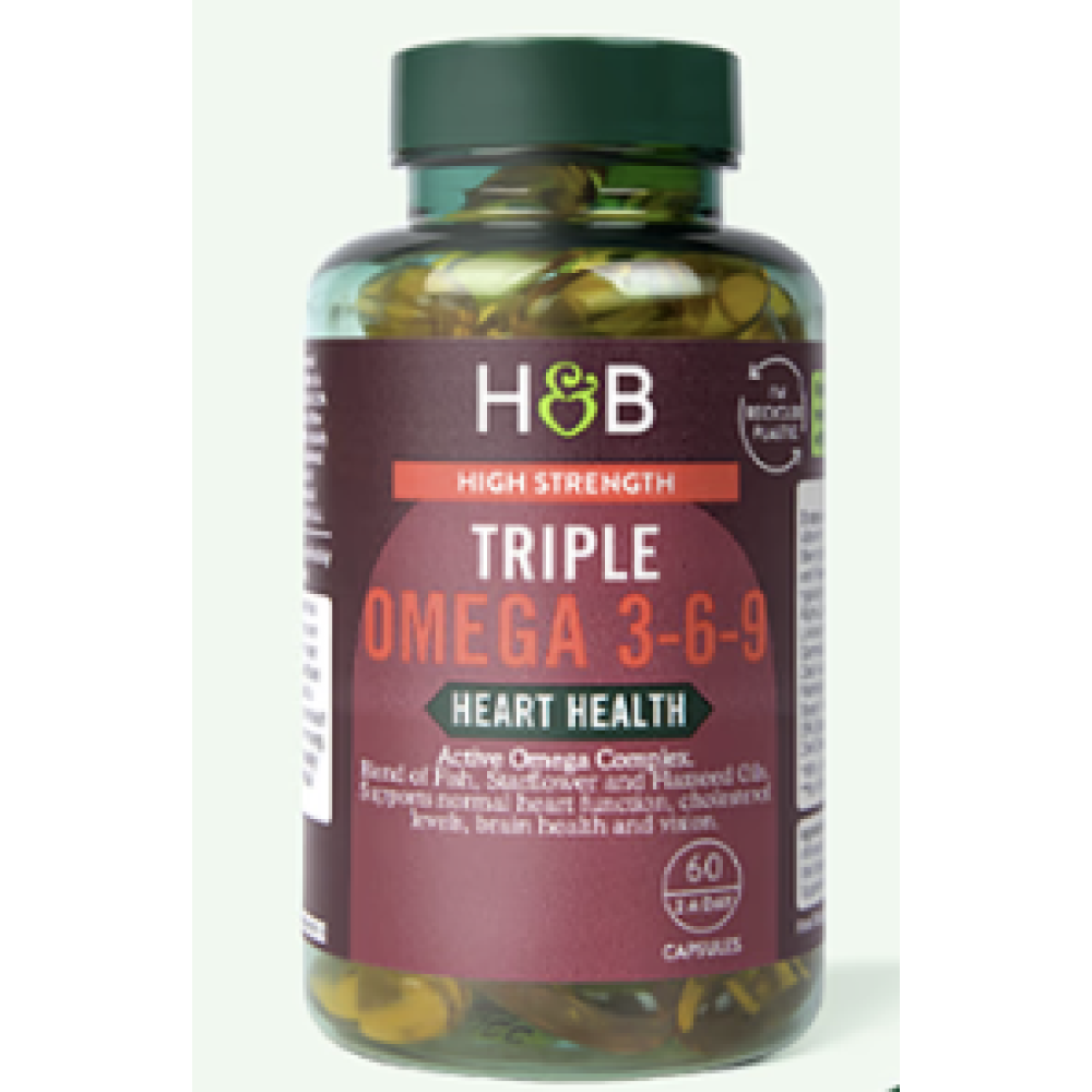 Holland & Barrett Triple Omega 3-6-9  Capsules 60s