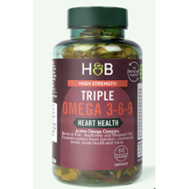 Holland & Barrett Triple Omega 3-6-9  Capsules 60s