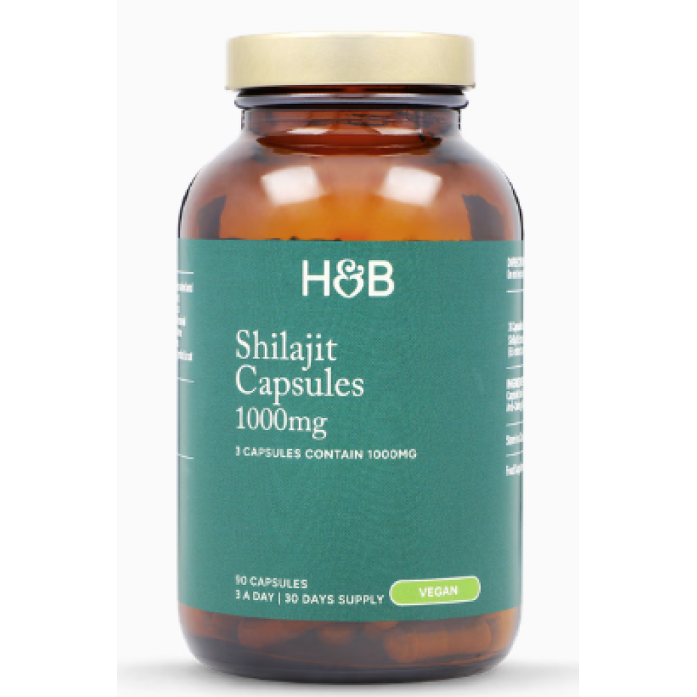 Holland & Barrett Shilajit 1000mg Capsules 90s
