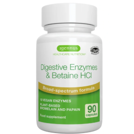 Igennus Healthcare Nutrition Digestive Enzymes & Betaine HCl 90s