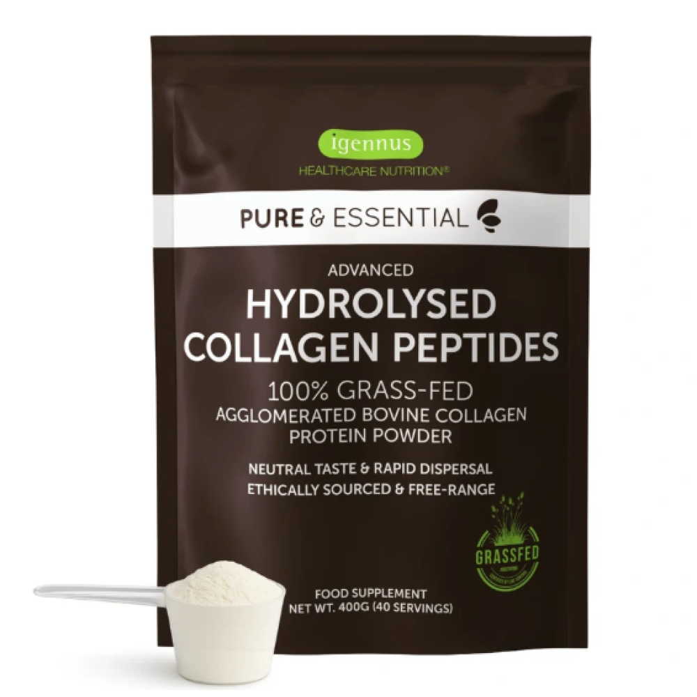 Igennus Healthcare Nutrition Hydrolysed Collagen Peptides Powder 400g