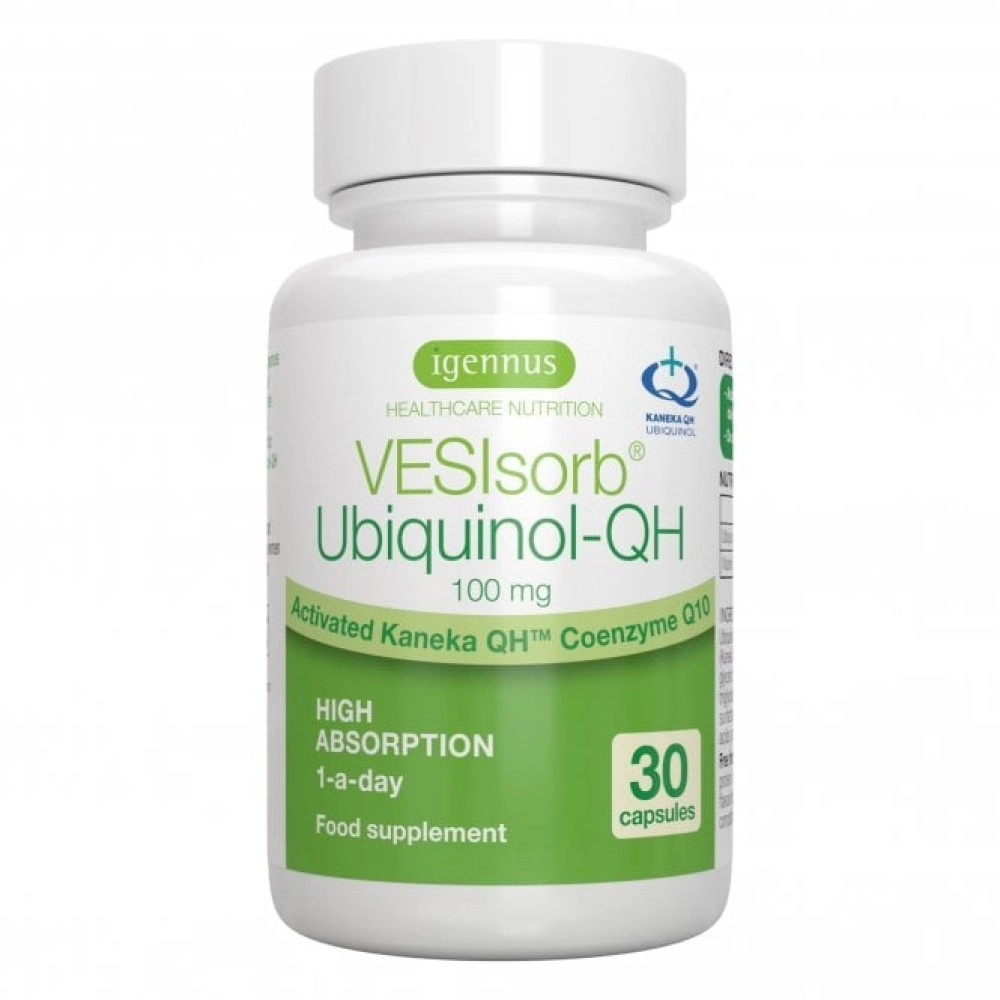 Igennus Ubiquinol-QH CoQ10 Softgels 60s