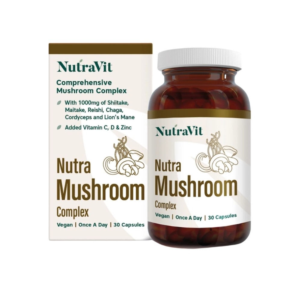 NutraVit Mushroom Complex Caps 30's