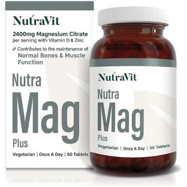 NutraVit Nutra Magnesium Citrate Plus Tabs 60's