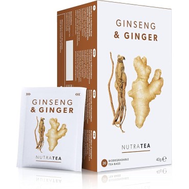 Nutra Tea Ginseng & Ginger 20's