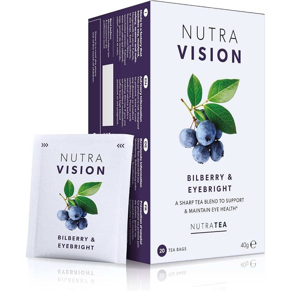 Nutra Tea Nutra Vision Tea-Bilberry & Eyebright 20's
