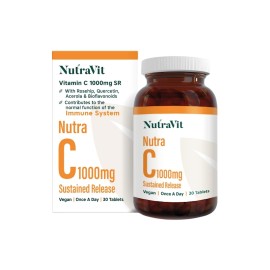 NutraVit Nutra Vitamin C 1000mcg SR Tabs 30's