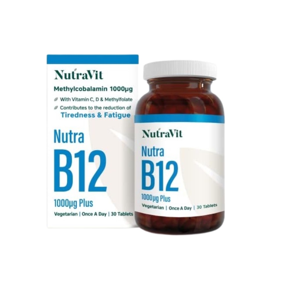 NutraVit NutraB12 1000mcg Plus Tabs 30's