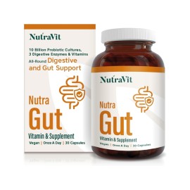 NutraVit NutraGut Caps 30's