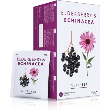 Nutra Tea Elderberry & Echinacea 20's