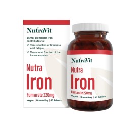 NutraVit NutraIron Fumarate 220mg Tabs 60's
