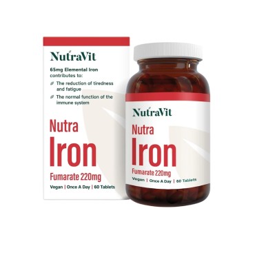 NutraVit NutraIron Fumarate 220mg Tabs 60's
