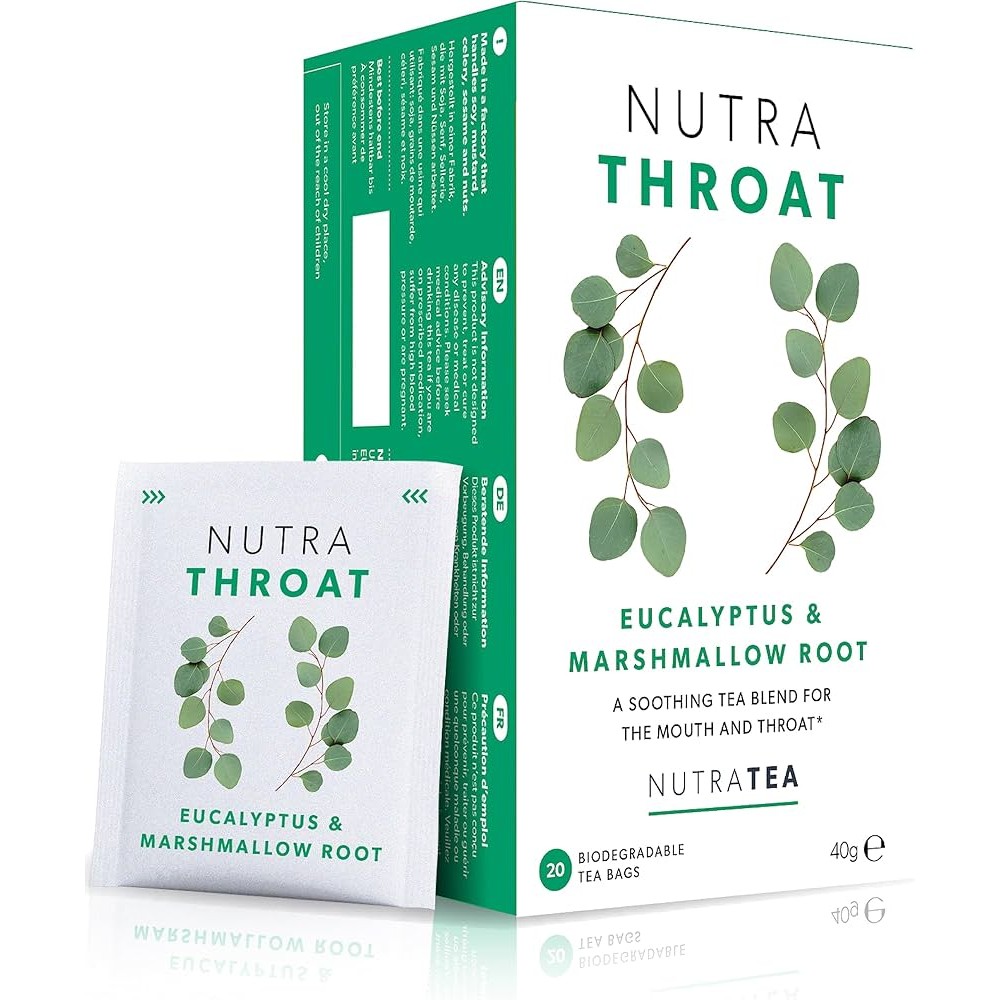 Nutra Tea Nutra Throat Tea-Eucalyptus & Marshmallow Root 20's