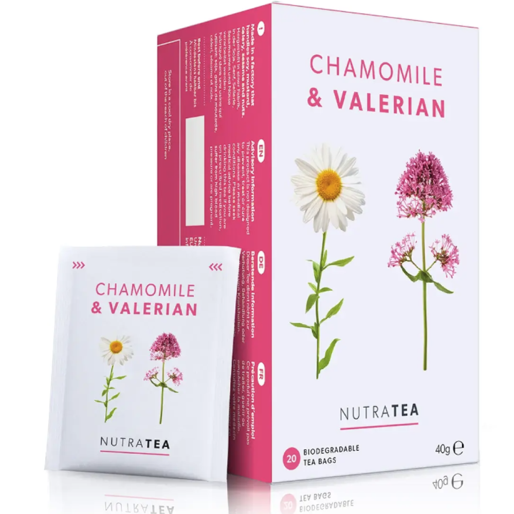 Nutra Tea Chamomile & Valerian 20's