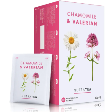 Nutra Tea Chamomile & Valerian 20's