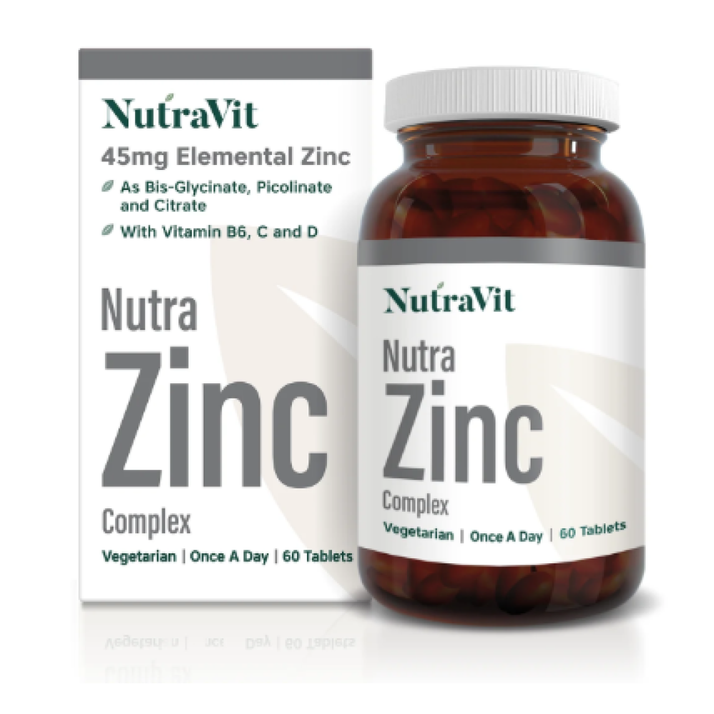 NutraVit NutraZinc Complex Tabs 60's