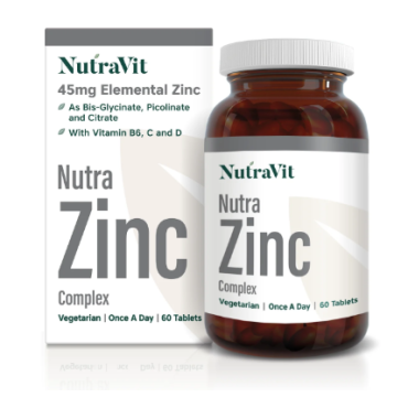 NutraVit NutraZinc Complex Tabs 60's